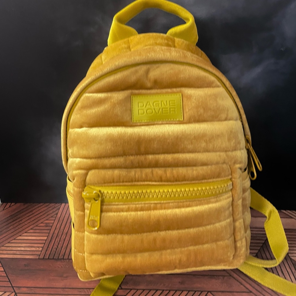 Dagne Dover Ochre Velvet Small Dakota